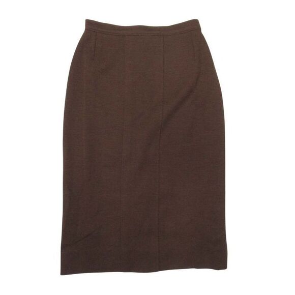 Vintage Chanel 20142 Coco Mark Gold Button Skirt Suit Collarless Jacket Tight - Picture 5 of 11